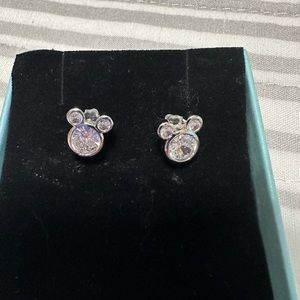 Mickey Mouse Stainless Steel Stud Earrings